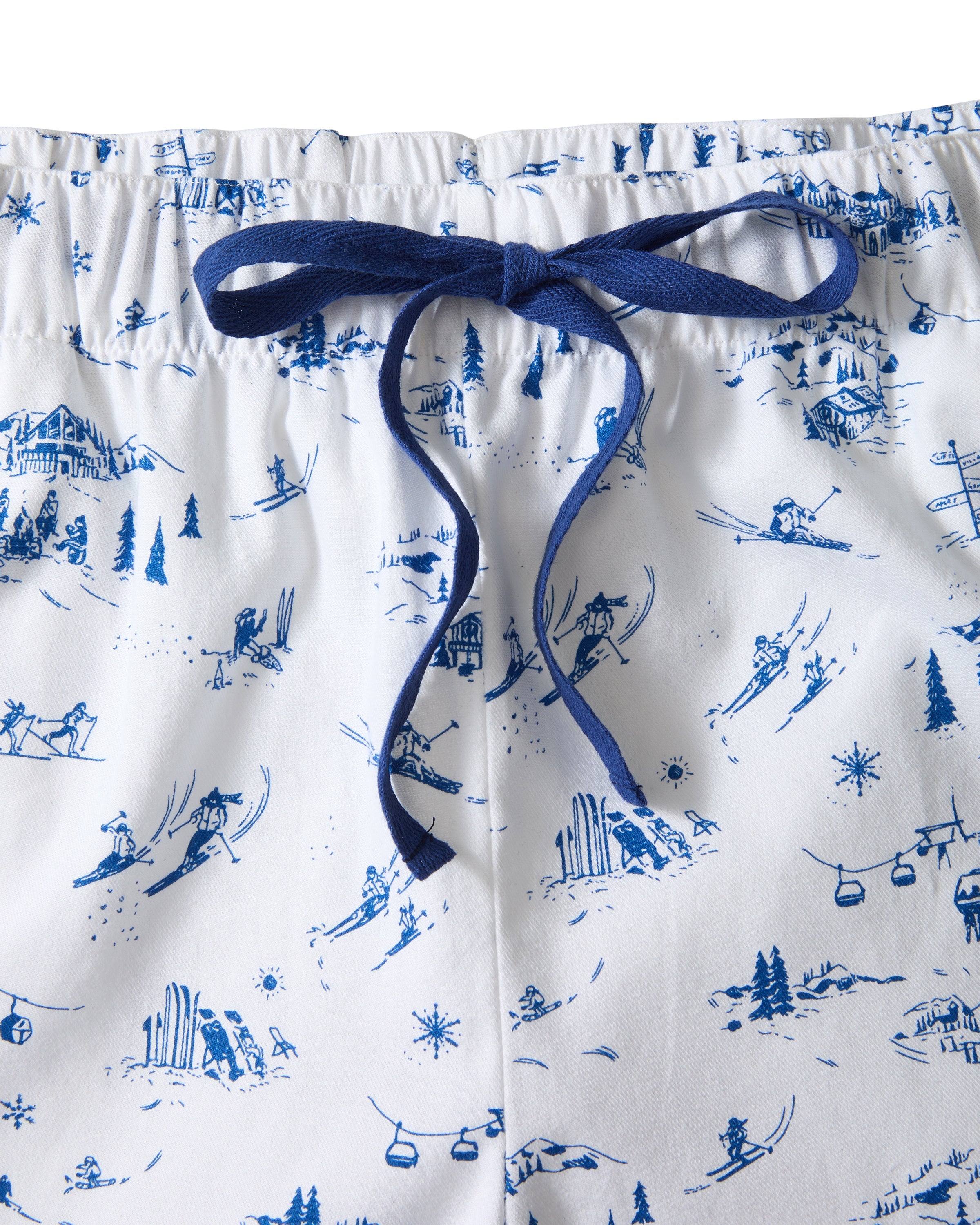 Men's Twill Pajama Pants in Chalet Toile