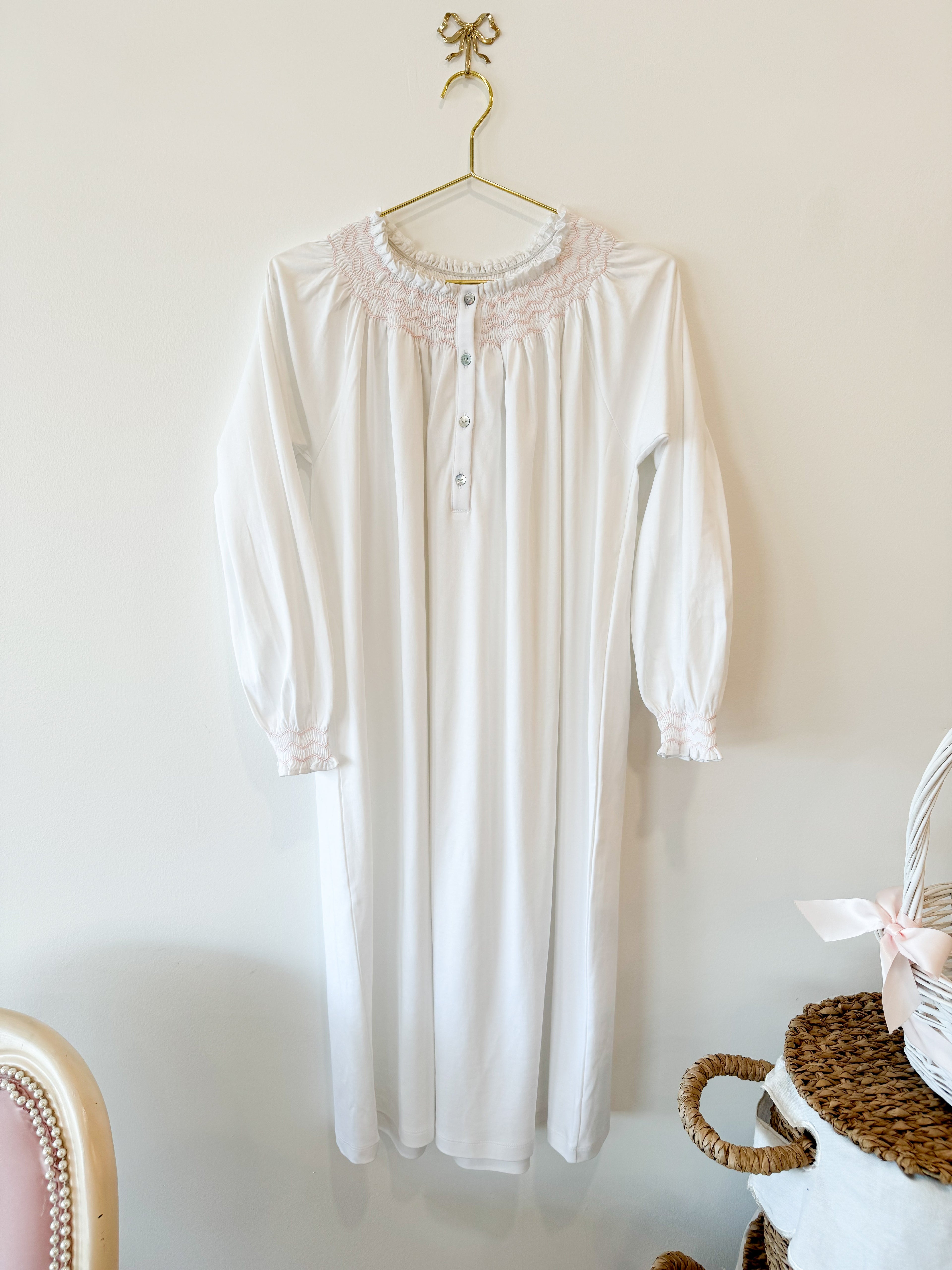 BRIDGERTON SMOCKED GOWN