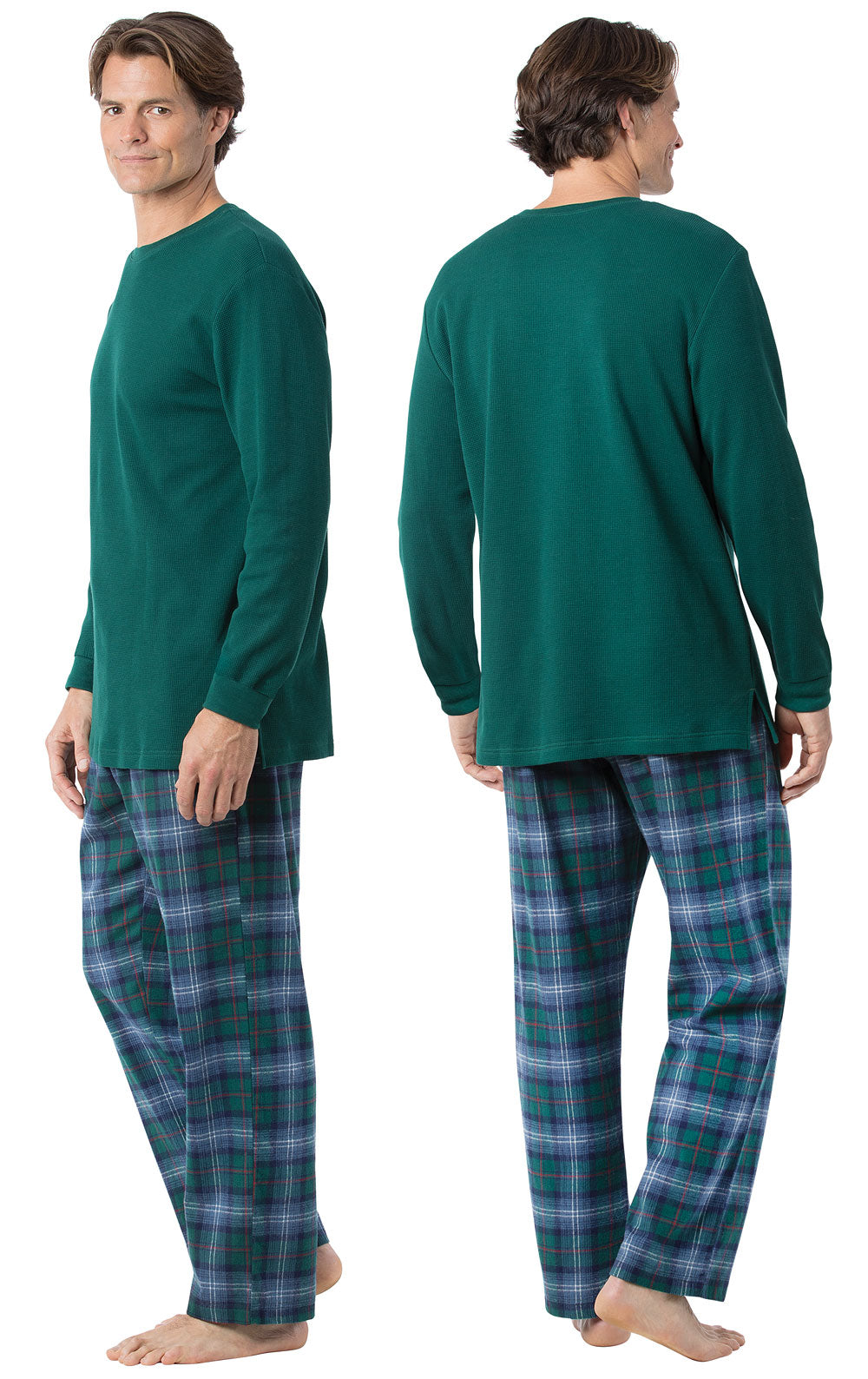 Heritage Plaid Thermal Top Men's Pajamas