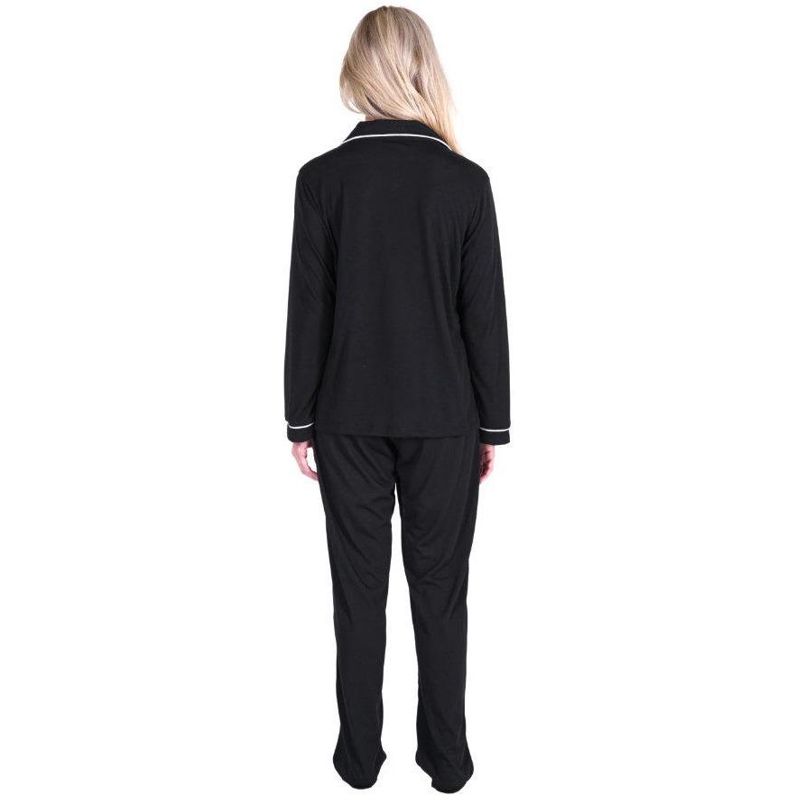 Women's Moisture Wicking Button Front Pajama Set